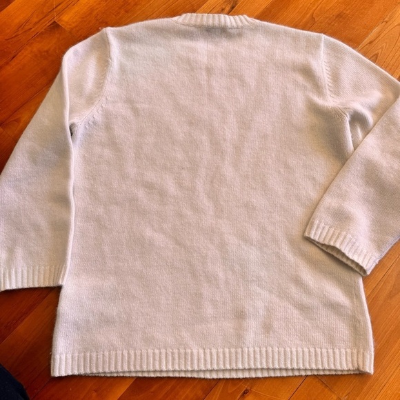 J.Crew Angora Cashmere Wool blend pullover sweater soft knit crystal embellished - Picture 6 of 6